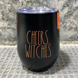 Rae Dunn CHEERS WITCHES Insulated Wine Glass